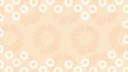 daisy flower white pattern