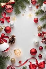 Christmas layout, Christmas copy space, Christmas card layout, Christmas tree, Christmas letter paper, Christmas illustration, Christmas concept, Christmas background, Christmas banner