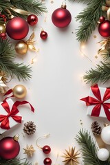 Christmas layout, Christmas copy space, Christmas card layout, Christmas tree, Christmas letter paper, Christmas illustration, Christmas concept, Christmas background, Christmas banner