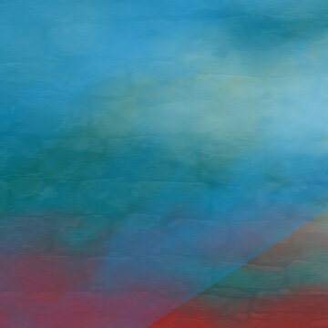 Abstract Blue to Red Diagonal Gradient Background with Crumpled Paper Texture for Design and Digital Art