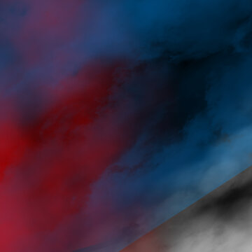 Abstract Red to Blue Smoky Gradient Background Diagonal Cloudy Texture for Design Wallpapers and Abstract Art