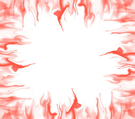 Red Smoke Frame Border Effect