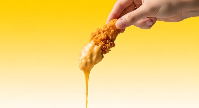 Craving crispy chicken tenders dipped in rich, creamy cheese sauce, an irresistible treat for ultimate satisfaction and enjoyment