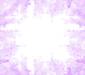 Purple Smoke Frame Border Effect