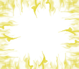 Yellow Smoke Frame Border Effect
