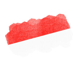 Indonesian Brush Flag Texture