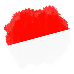 Indonesian Brush Flag Texture