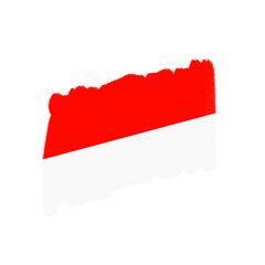 Indonesian Brush Flag Texture