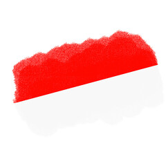 Indonesian Brush Flag Texture
