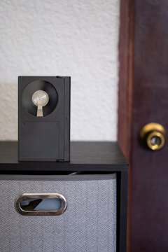 un video cassette BETA cinta retro