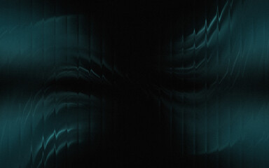 Dark Teal Abstract with Wavy Lines and Vertical Texture