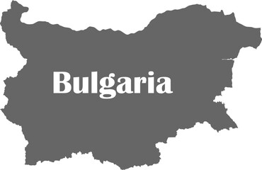 Bulgaria Map With National Flag Colors – Vector Graphic Design