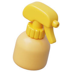 Hairdressing tool spray bottle poised for cleaning or gardening