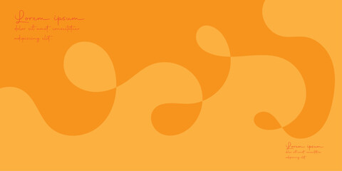 Warm abstract orange background with flowing organic shapes