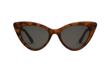 Tortoiseshell cat eye sunglasses protecting eyes fashion accessory