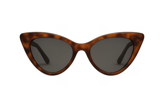 Tortoiseshell cat eye sunglasses protecting eyes fashion accessory