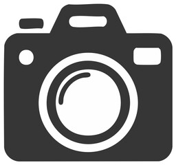 Simple illustration of a digital camera