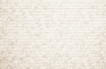 Detail of modern cream brick wall background photo. White light brick wall texture background for stone tile block painted in beige light color wallpaper modern interior and exterior backdrop design.