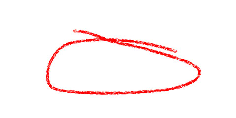 hand drawing different circles isolated on the transparent background, Handwritten red circle. For marking text, numbers, marker pen, pencil, logo, hand-drawn doodle grunge circle highlights