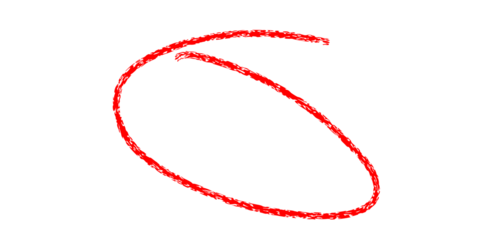 hand drawing different circles isolated on the transparent background, Handwritten red circle. For marking text, numbers, marker pen, pencil, logo, hand-drawn doodle grunge circle highlights