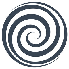 Naklejka premium Hypnotic Spiral Graphic Design Element with Circular Motion and Swirling Pattern