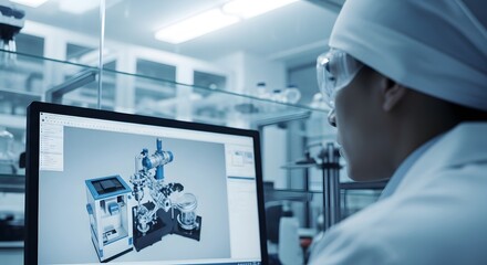 Solar panel array under a blue sky with scattered clouds
