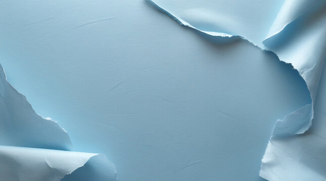 This is an abstract macro photograph focusing on light blue paper - Powered by Adobe