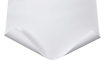 a sheet of paper , a template for the design of text and advertising, a mockup