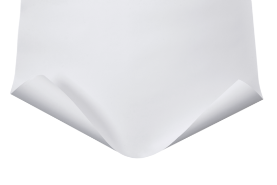 a sheet of paper , a template for the design of text and advertising, a mockup