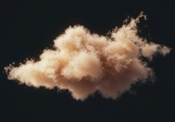 Ethereal wooden textures forming a soft, wispy cloud shape, blending organic elements with a dreamlike celestial quality ,fusion ,airy ,shape