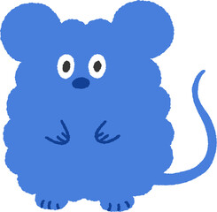 blue mouse 