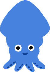 blue squid