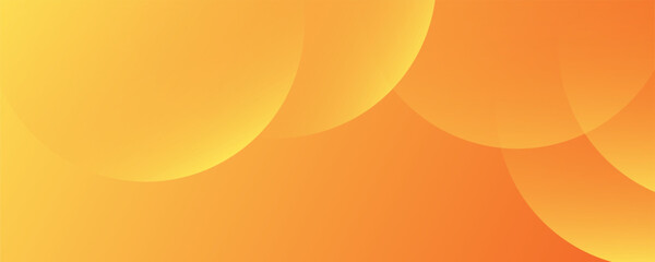 Abstract yellow and orange background with circles. Vector Eps10