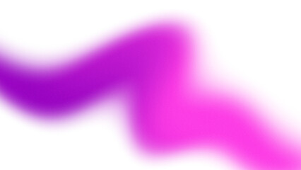 Pink and purple gradient wave with noise and grainy texture. Abstract shape element with transparent background