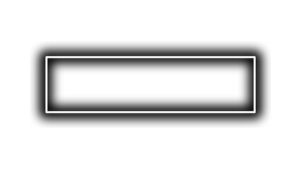 Black Neon Frame &ndash; Bold Rectangular Border Design