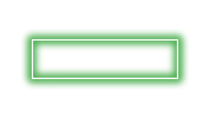 Green Neon Frame – Bold Rectangular Border Design