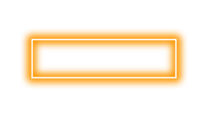 Orange Neon Frame – Bold Rectangular Border Design