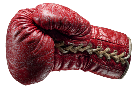 Red boxing glove