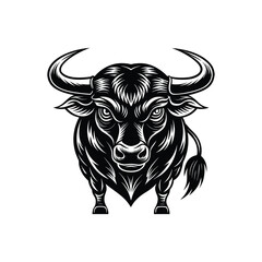 Obraz premium bull, silhouette, taurus, cow, cattle, animal, farm, ranch, wild, wildlife, aggressive, charge, charging, attack, danger, power, powerful