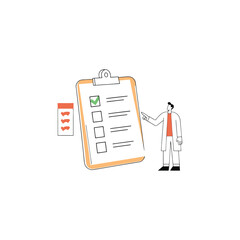 medical checklist with green checkmarks for hospitals, clinics, and healthcare providers needing a visual