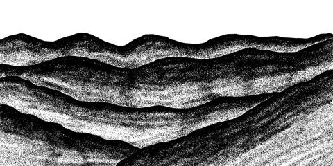 Stipple Mountain Landscape Noise Texture