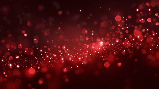 Abstract gradient red background with glowing bokeh lights and soft silhouette dreamy blur modern minimal backdrop for posters invitations web banners social media graphics and elegant design - Powered by Adobe