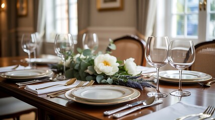 wedding table setting