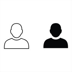 User group and profile icon set vector illustration