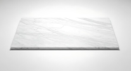 Elegant White Marble Stone Slab Display Product Background Backdrop Concept