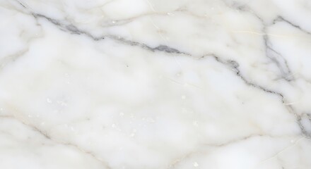 Seamless white marble texture featuring natural grey and brown veining, perfect for an elegant, luxurious interior design material