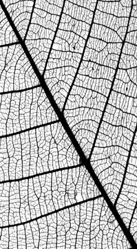 Nervures de feuilles 