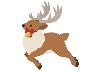 冬の森の仲間たち/走るトナカイ