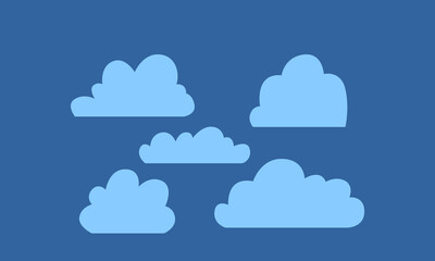vector illustration of cloud