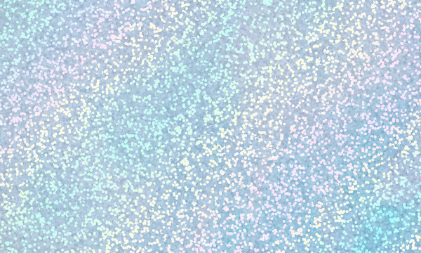 パステルカラーのきらめきのドット型ホログラム